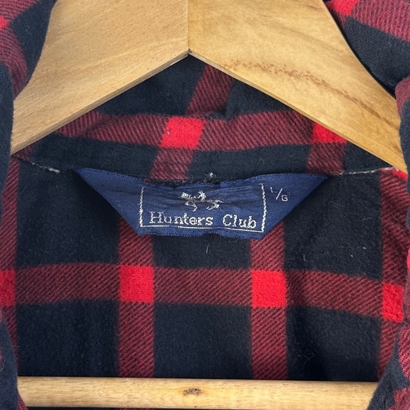 Vintage Hunters Club Plaid Vest - Size L - padded  lining - made in Canada - Picture 7 of 8